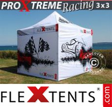 Alupavillon FleXtents PRO Xtreme Racing 3x3m, limitierter Auflage